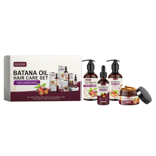 EELHOE Batana Oil Volumizing Hair Care Set, Repair Hair, Nourish Hair, Smooth Hair Care