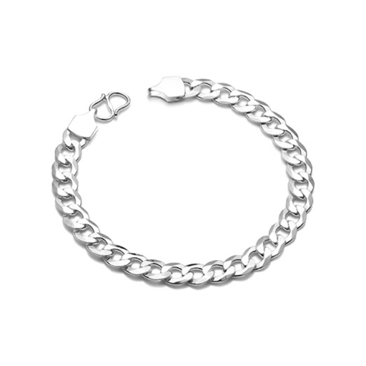 Cuban chain design trendy fashion men's bracelet - Image 2