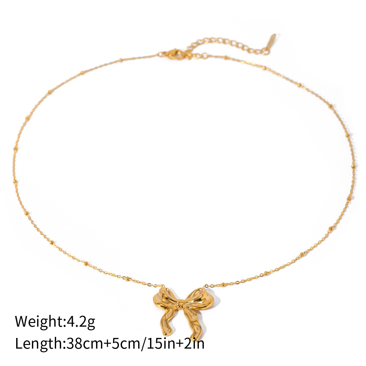 18K Goldfish Shape Design Exquisite Fashion Necklace Bracelet Set - Image 2