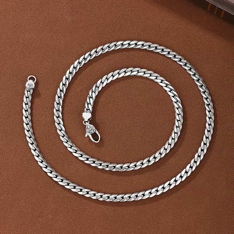 Cuban chain design classic fashion men's necklace - Image 2