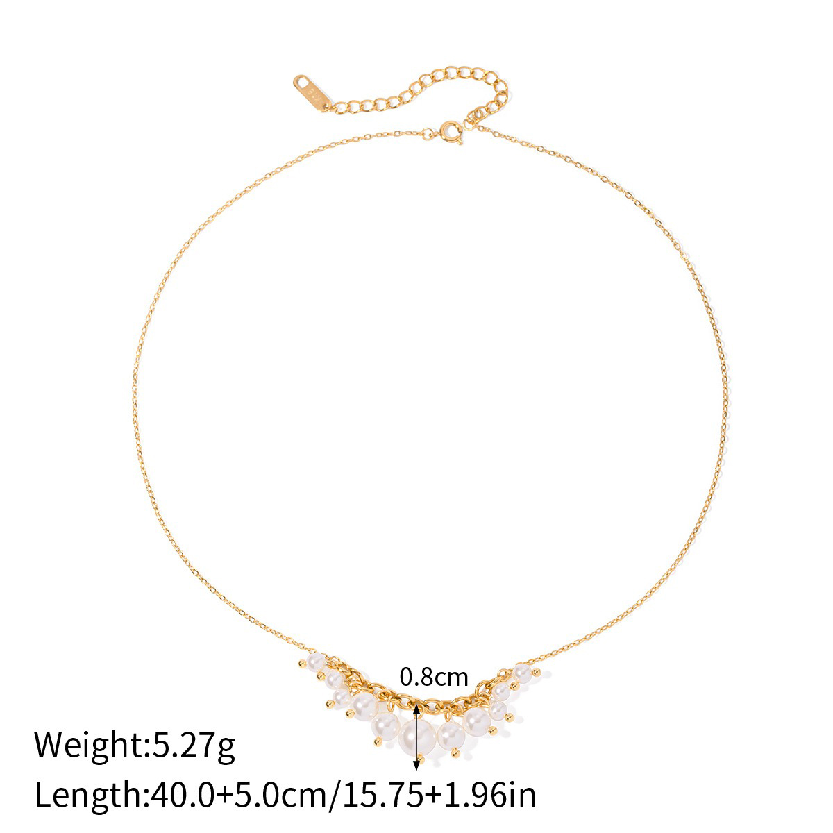 18K Goldfish Shape Design Exquisite Fashion Necklace Bracelet Set - Image 7