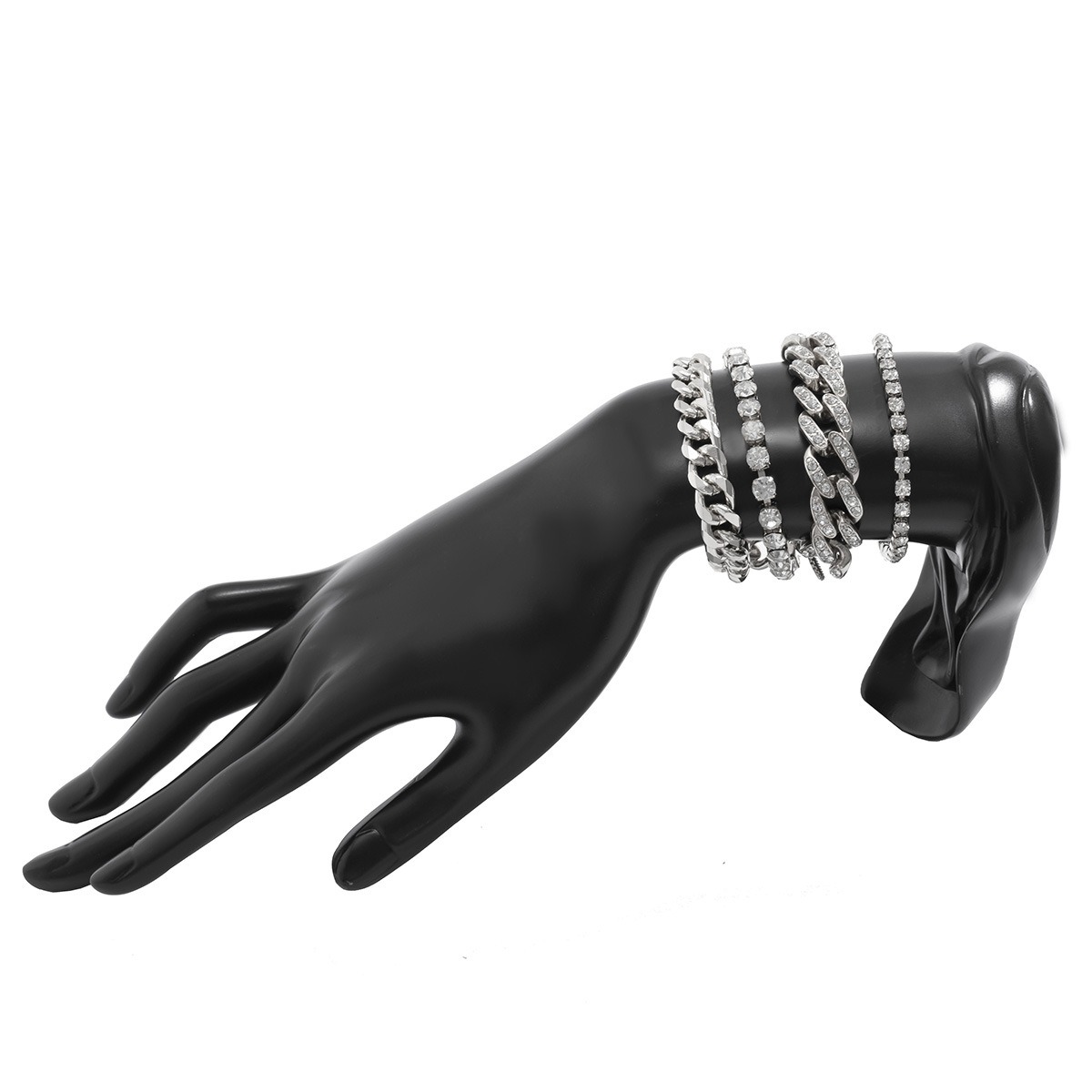 Vintage full diamond Cuban diamond bracelet - Image 2