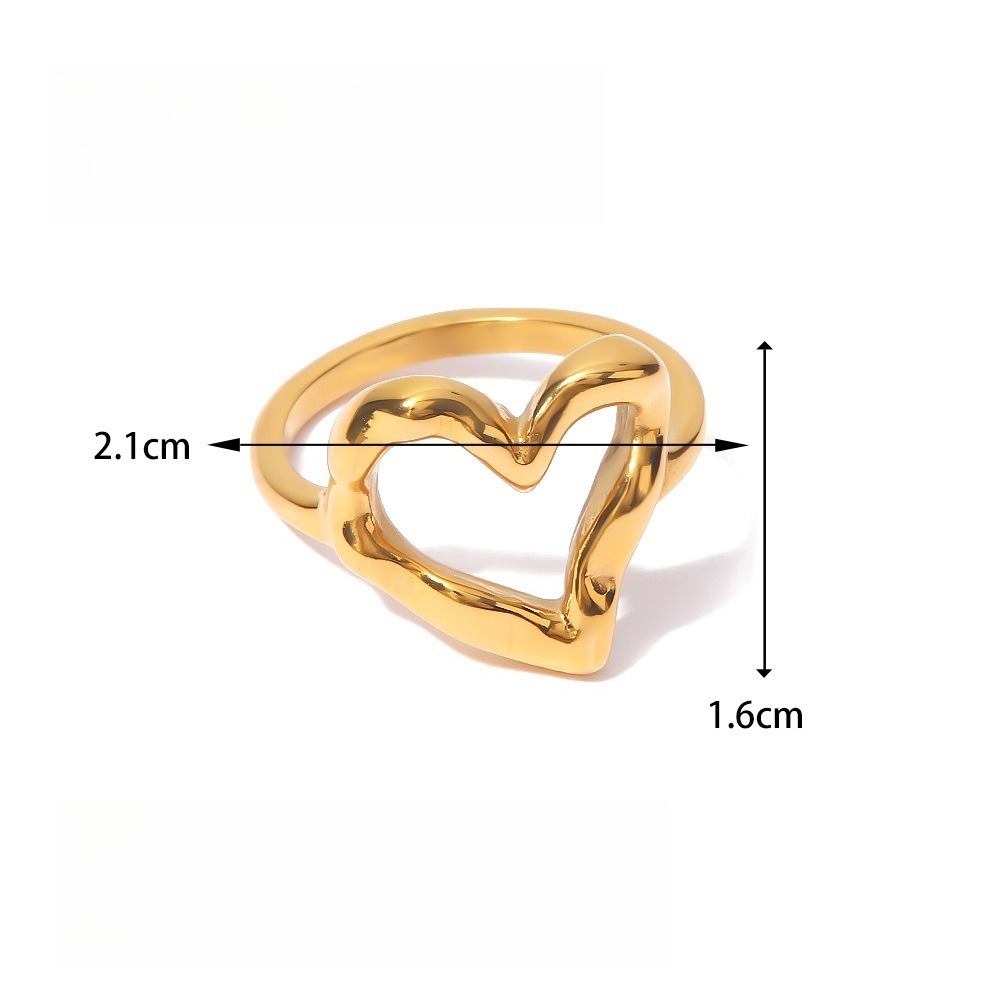 18K Gold Luxury Titanium Steel Ring - Image 7