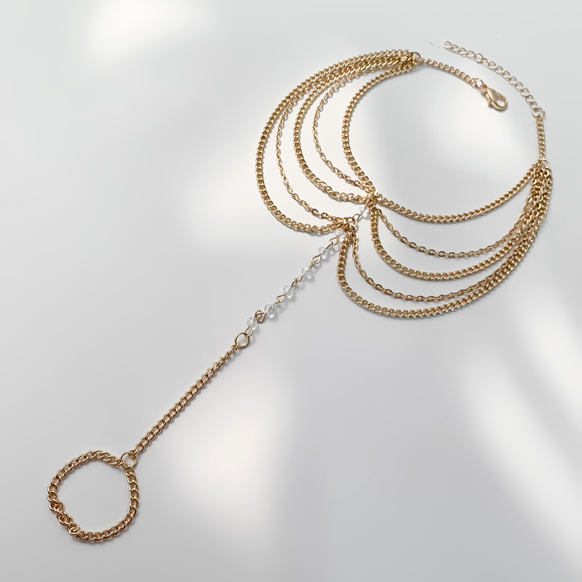 Beach Crystal Multi-layer Tassel Chain Foot Ornament - Image 3