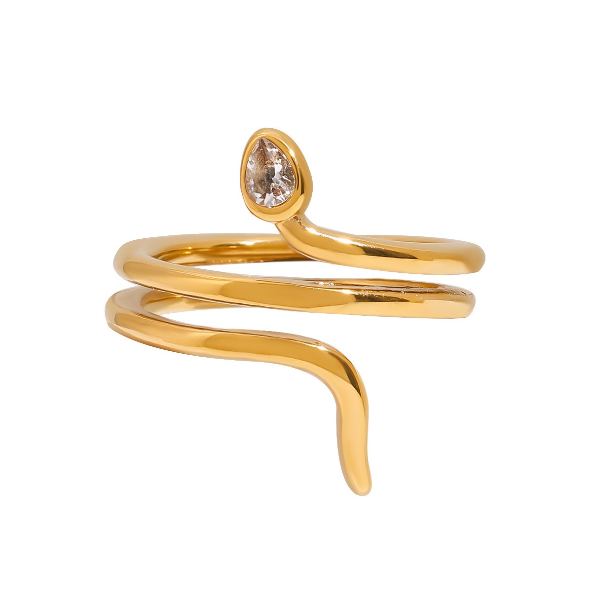 Light luxury snake ring