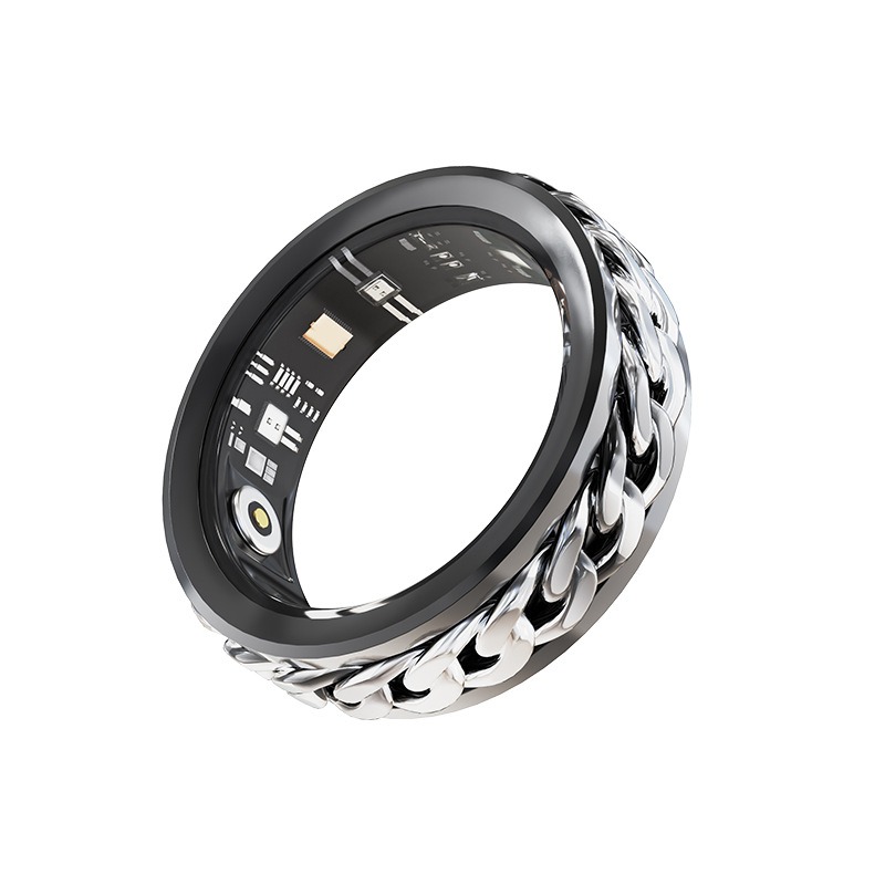 European and American style rotating stress-relieving men's ring - Image 2