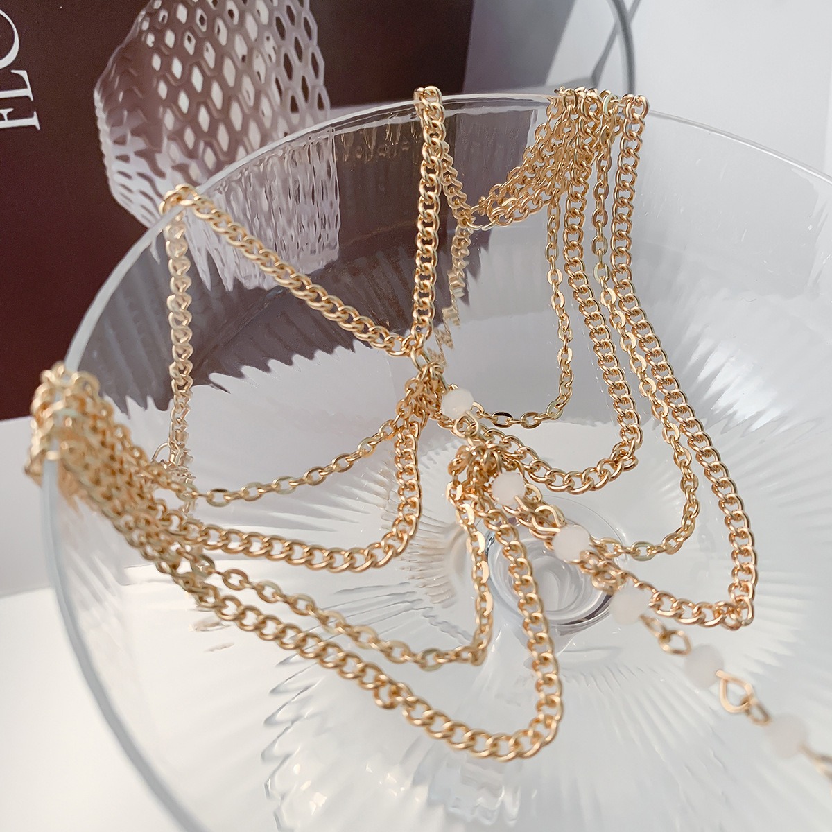 Beach Crystal Multi-layer Tassel Chain Foot Ornament - Image 8
