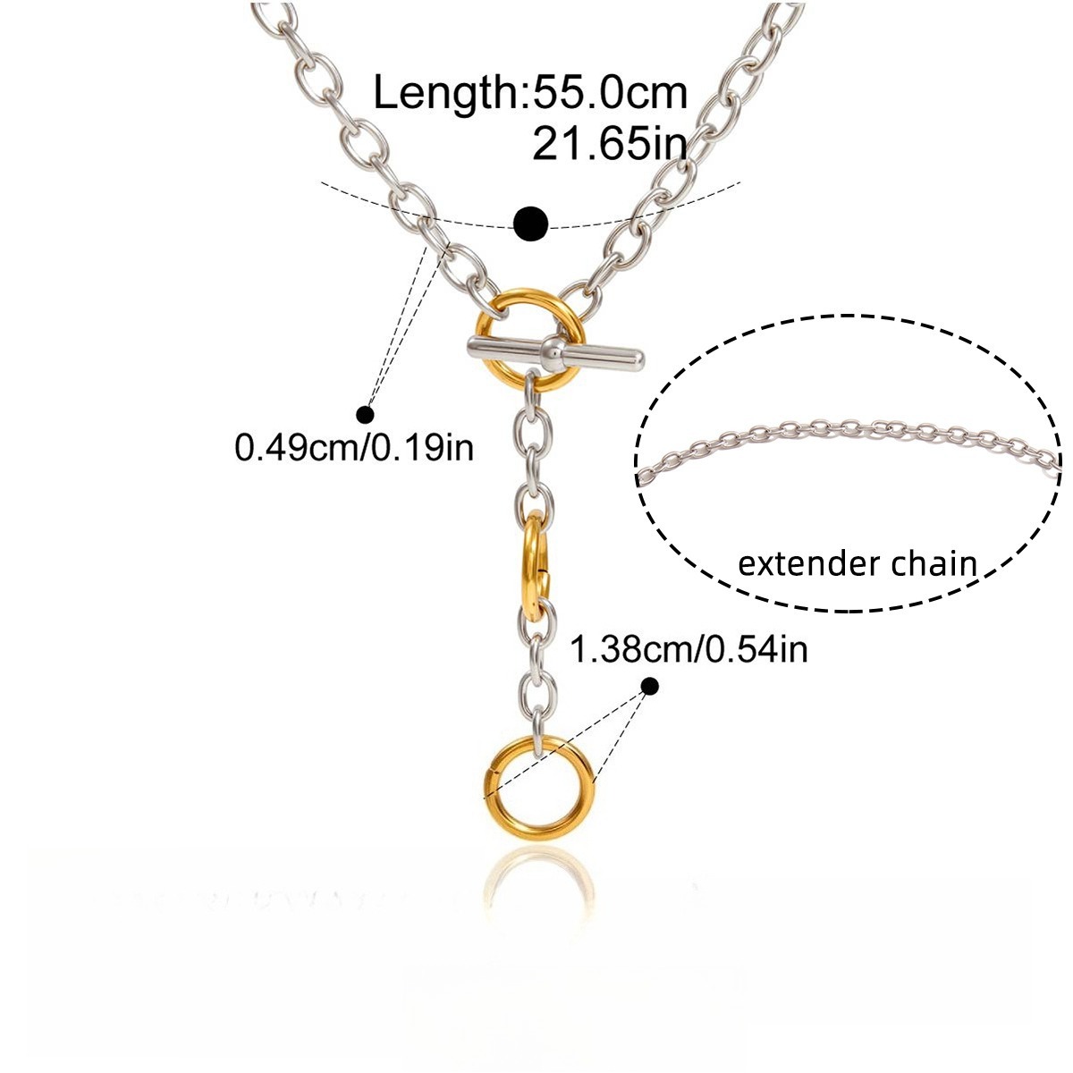 18K gold lightweight luxury Cuban link chain - Image 5