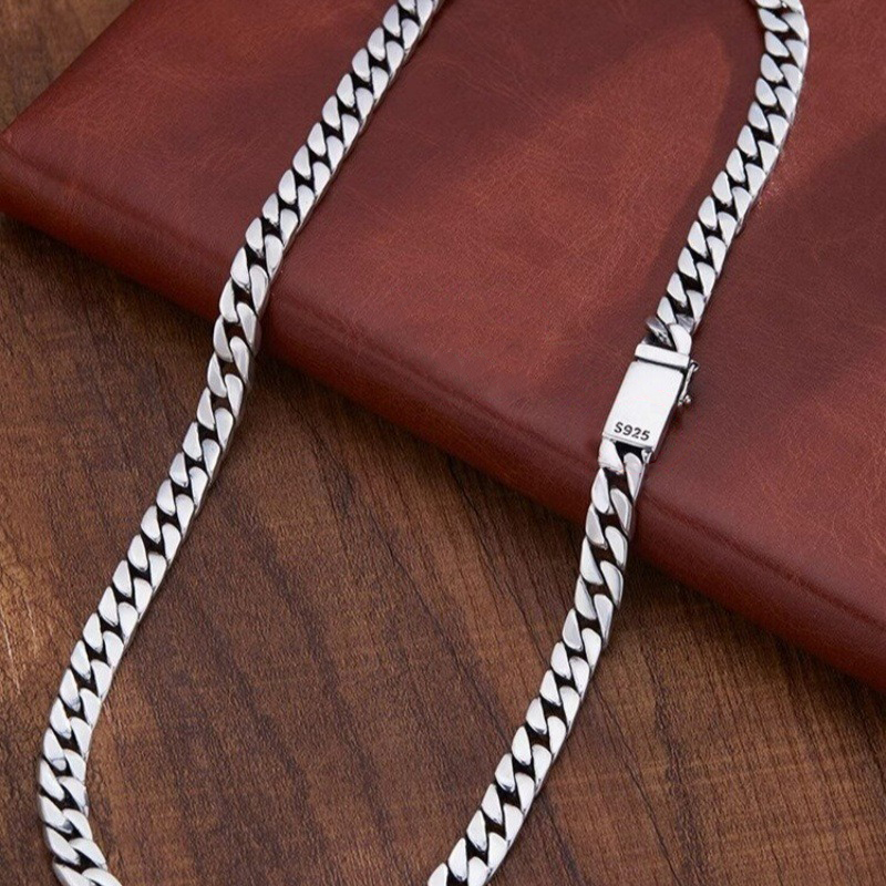 Cuban chain design trendy personality necklace - Image 4
