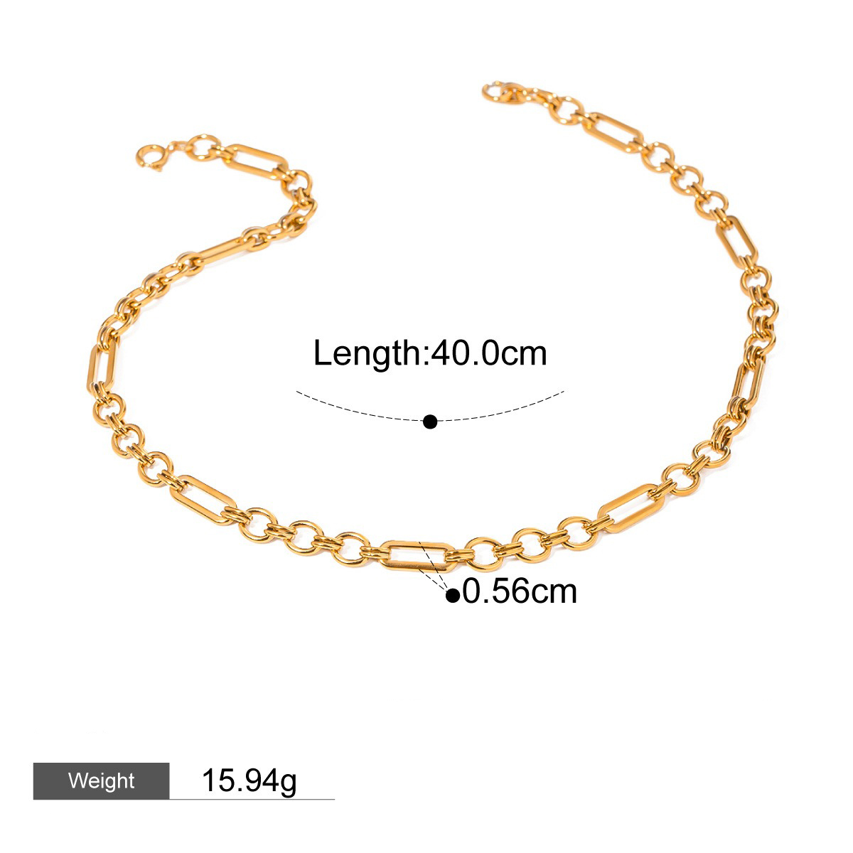 18K Goldfish Shape Design Exquisite Fashion Necklace Bracelet Set - Image 9