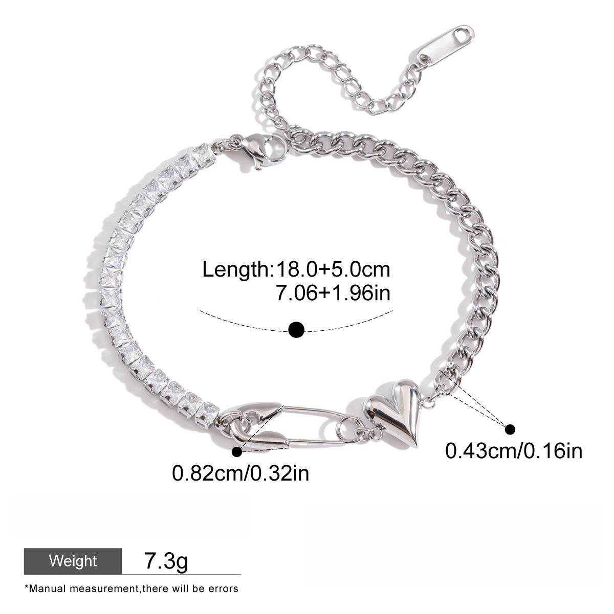 Light luxury high-end jewelry zircon bracelet - Image 4