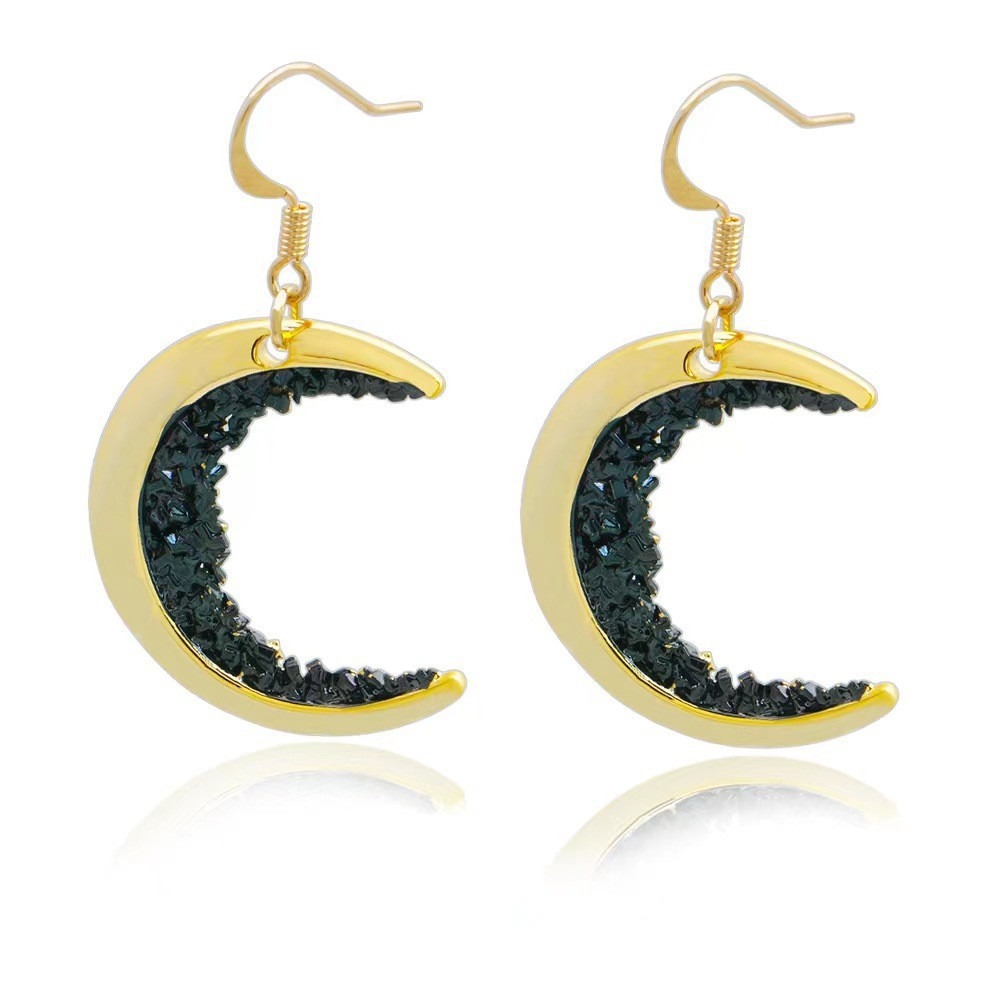 Light luxury moon rhinestone necklace - Image 6