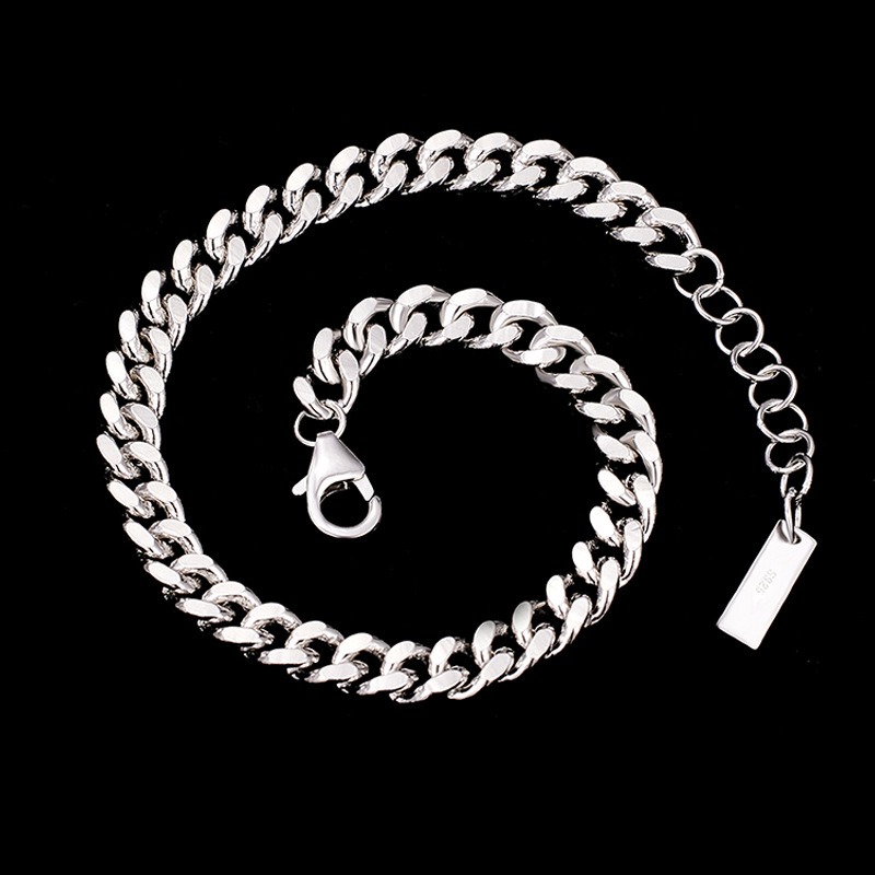 Cuban chain design trendy fashion men's bracelet