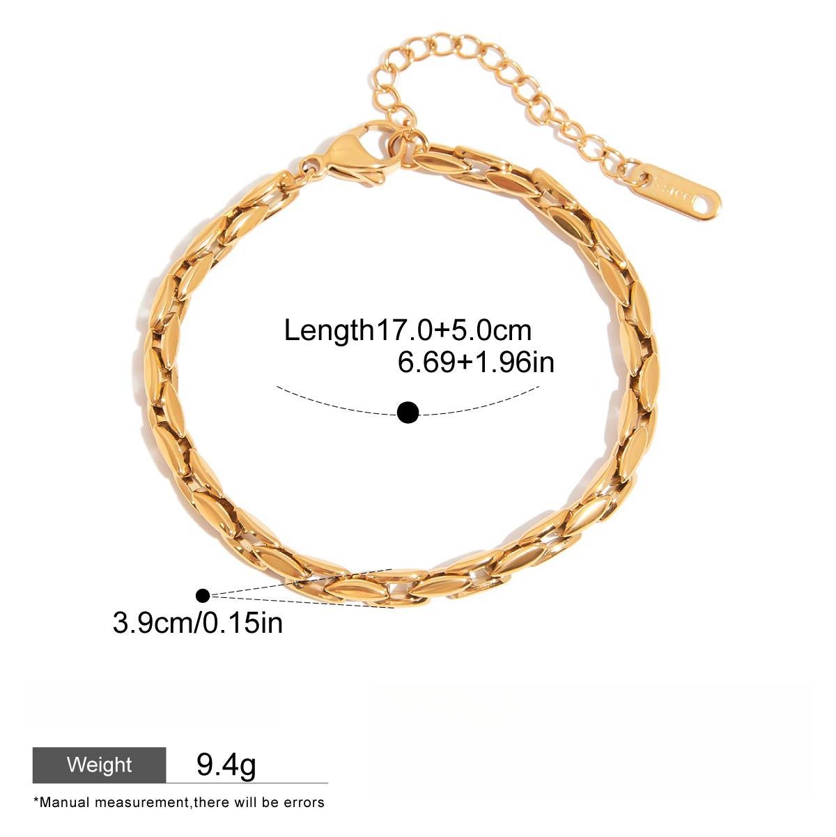 18k gold light luxury high-end bracelet - Image 8