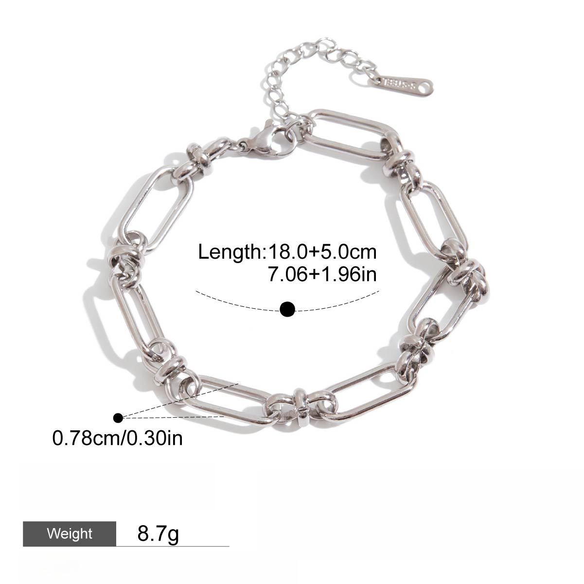 Cuban bracelet light luxury high-end bracelet - Image 9