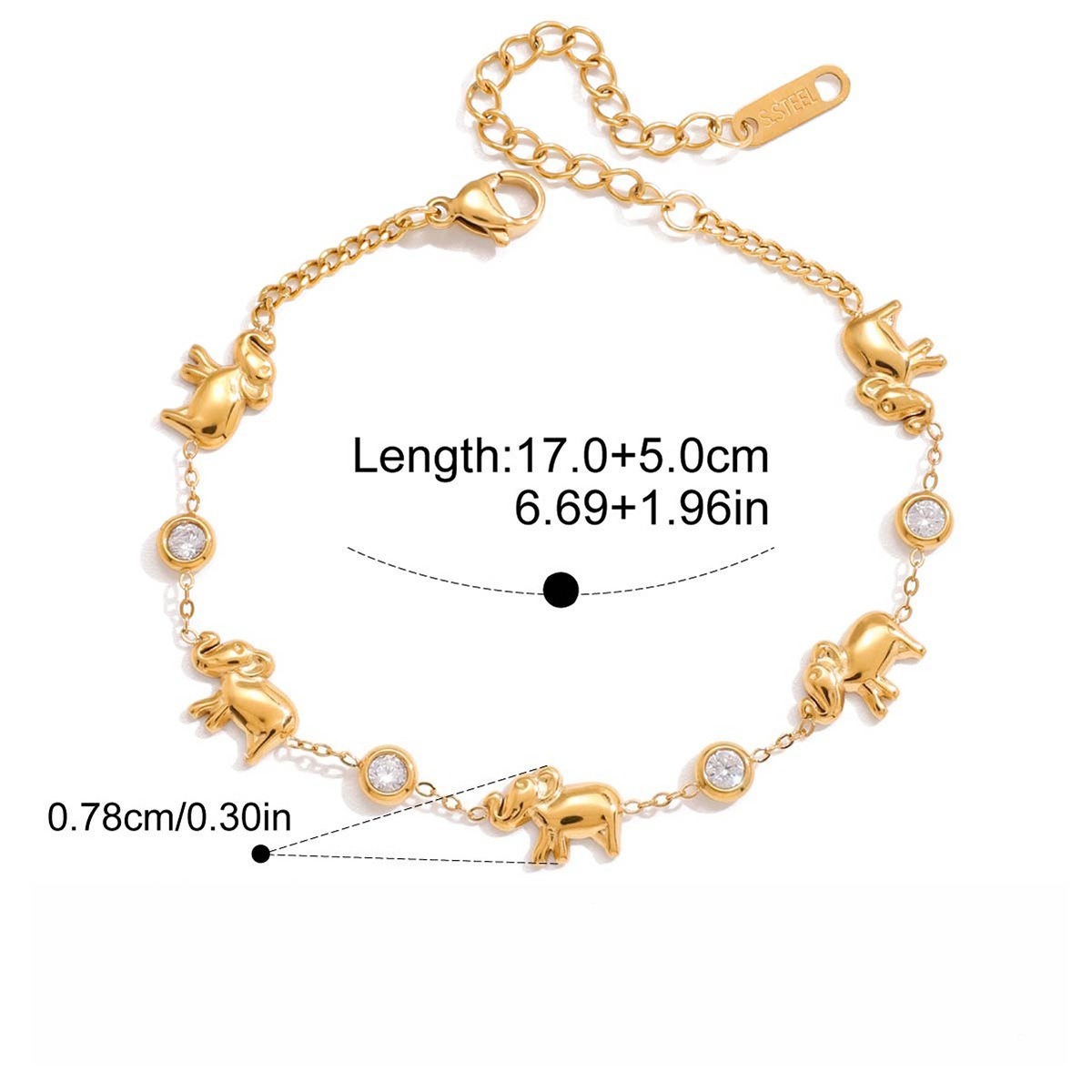 18K Gold Classic Ladybug Necklace and Bracelet - Image 12